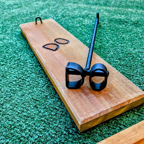 D O Letter Branding Iron Steak/Bread/Meat Brand Iron+2 Wood Cutting Boards New - Picture 6 of 6